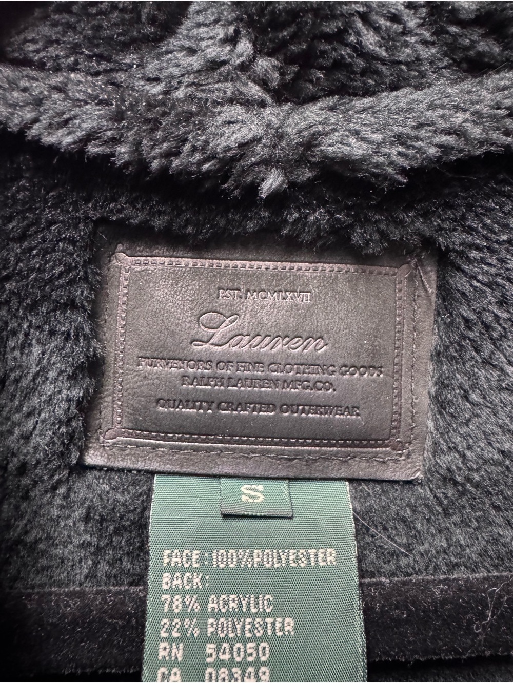 Ralph Lauren Women's Black Vest